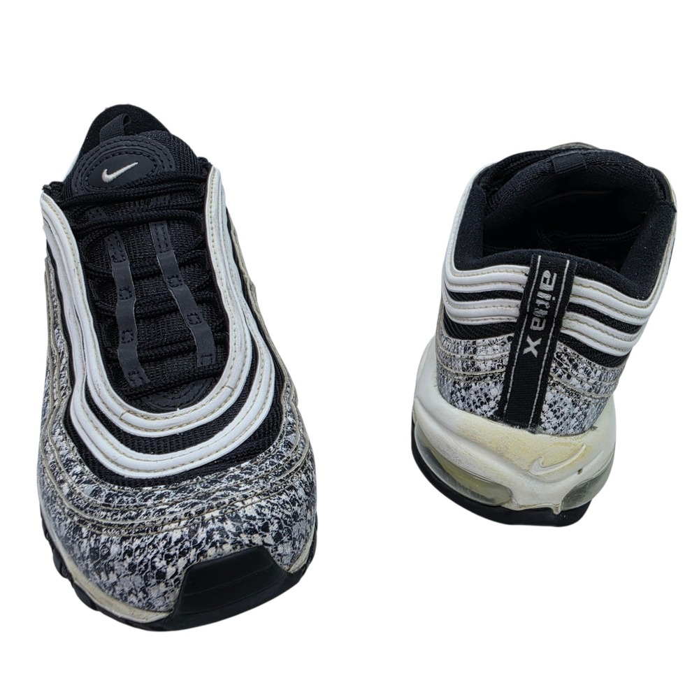 Nike Air Max 97 Cocoa Snake Black White Snakeskin Sneakers CT1549-001 Womens 8